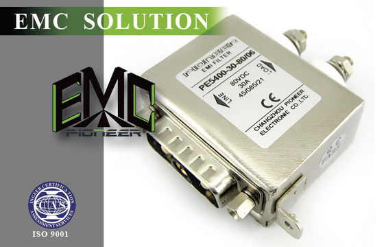 DC EMI のライン・フィルタの電源の電力線フィルター、30A PE5400-30-80