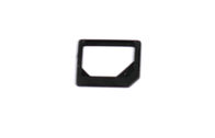 Polybag の Nano/マイクロ黒い常態 SIM カード アダプター 500pcs