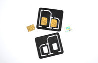 黒いプラスチック ABS が付いている 1 個の Nano 倍 SIM カード アダプターに付き常連 2 個