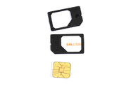 黒く規則的なマイクロ SIM カード アダプター/マイクロ SIM カード アダプター 3FF - 2FF