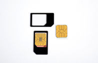 標準的な黒いマイクロ SIM カード アダプター、2FF SIM のアダプターへの 3FF