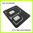 3FF - 2FF 携帯電話 SIM カード アダプター、正常で黒いプラスチック ABS