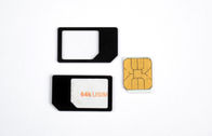 正常な SIM のアダプター、Polybag のマイクロ 500pcs への黒いプラスチック 3FF マイクロ