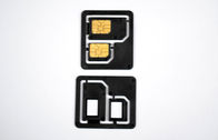 プラスチック ABS はアダプター/二重 SIM のアダプター正規の電話のための SIM カード二倍になります