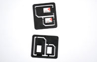 1 枚の二重 SIM カード アダプターのプラスチック 2、iPhone 5 のためのコンボの Nano SIM