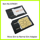 IPhone 4 のための正常な SIM のアダプターへの注文のプラスチック黒いマイクロ