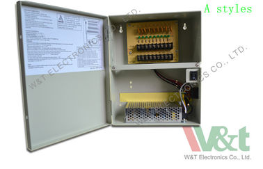 保安用カメラ 115V/230VAC のための家 9 の港 PTC CCTV の電源箱