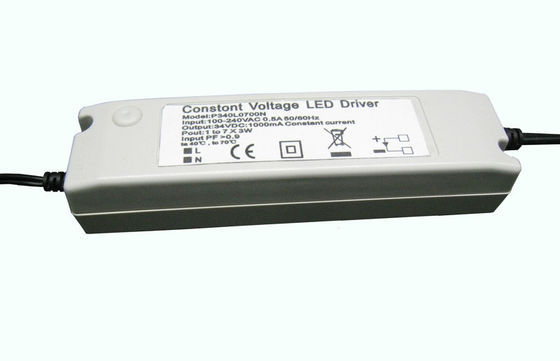 自動復帰の小型 AC DC の一定した電圧 LED 運転者 24V 0.8A