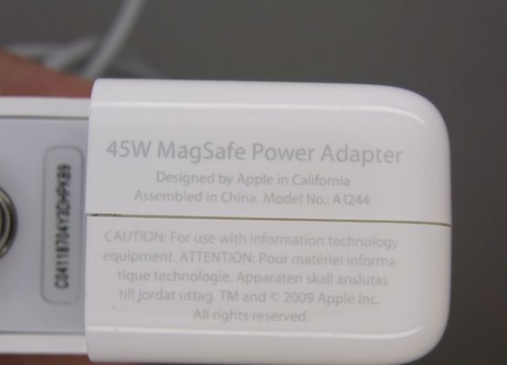 Apple 14.5v のラップトップ MB283LL/A-00 のための元の 45W 交流電力のアダプターの充電器