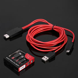 Samsung のための HDMI のアダプター ケーブル 1080P HDTV へのマイクロ USB 6.5 フィートの MHL 11 Pin