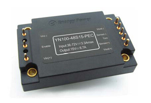Solderability IEC60068-2-20 YN100-48S15-PEC の 100W DC-DC のコンバーター 15 の電圧