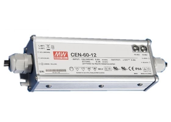 UL8750 現在の LED の運転者の防水 60W 不凝縮屋外