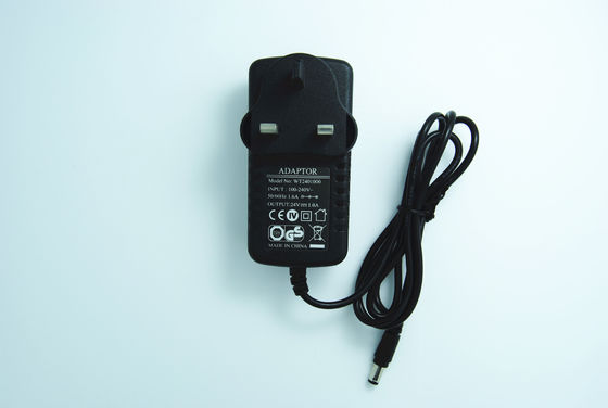24V DC 1A 24W の出力イギリス 3 ピン壁の台紙力のアダプター、セリウム/FCC/RoHS