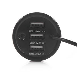 作り付けのマイクロ USB ケーブル力のアダプターを持つ 4.2A 21W 3 USB 港車の充電器