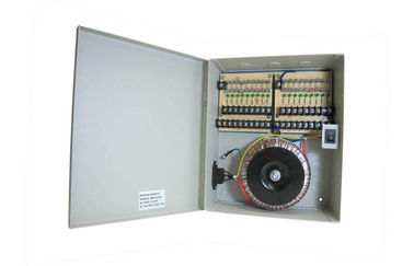 証明されるセリウムとの 18 のチャネル CCTV の電源 12VDC 400W 13Amp