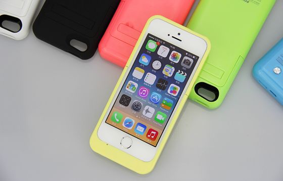 iPhone のための外的なバッテリー・バックアップ力銀行充電器の例カバー 5 2200mAh