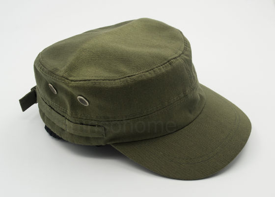 方法 100% 綿の金属のバックルが付いている軍の軍隊の緑の帽子 Adjutable