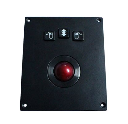 赤いフェノール樹脂 Mechnical が付いている黒 25mm の軍隊のトラックボール破壊者の証拠