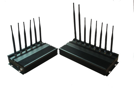 軍のための35dBm 4G WIFIの高い発電の黒い妨害機/ブロッカーEST-808N3