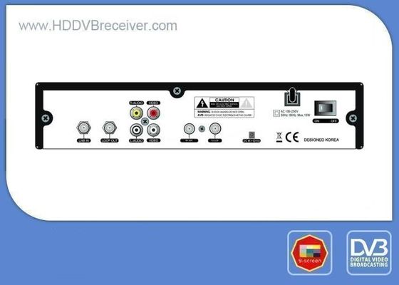 わにクリップ ケーブルとの高い定義デジタル サテライト レシーバ サポート AC DC電源