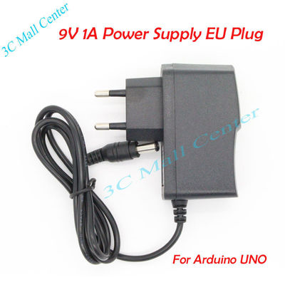 AC 100V-240V コンバーターのアダプター DC 9V 1A の電源 EU はメガ Arduino UNO のための 1000mA を差し込みます