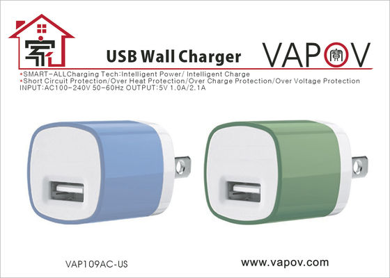 FCC PSE は 1.0A 単一 usb 旅行充電器のアダプター、理性的な携帯電話 usb の充電器を承認しました