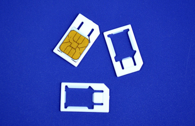 2FF 正常な可動装置のためのプラスチック マイクロ SIM カード アダプターへの 3FF